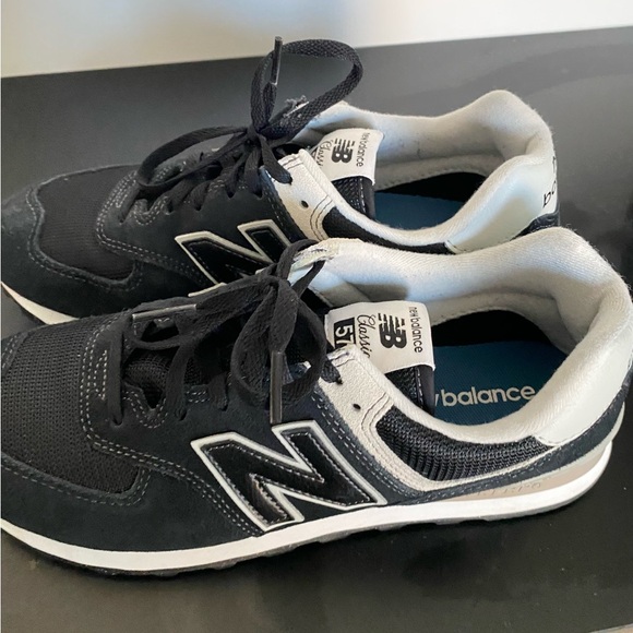 New Balance Black and White Sneakers - Picture 2 of 5